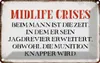 vianmo Blechschild 12x18 cm Midlife crises beim Mann Männer Produktbild-Vorschau 1