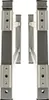 2x Schienen Scharnier Gasdruckdämpfer Flexboard Silber für Produktbild-Vorschau 5