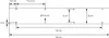 A technical drawing showing the dimensions and hole placements for a product, likely a table leg or frame. Náhled obrázku produktu