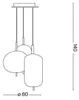 Ideal Lux Umile SP3 Lampe à suspendre ronde Voir les images du produit 5
