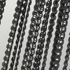 Fadenvorhang Polyester Schwarz Stangendurchzug 300x250 cm Produktbild-Vorschau 5