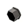 15x Radschrauben Kappen Set 17 mm schwarz Matt für CITROEN Produktbild-Vorschau 8