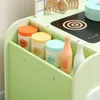 AIYAPLAY Kinderküche Spielküche mit Mikrowelle Spüle und Produktbild-Vorschau 8