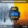 SUNNIVA 920W Balkonkraftwerk BIFAZIAL FULLBLACK komplett Produktbild-Vorschau 14
