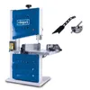 A Scheppach bandsaw is shown against a white background, with some accessories to the right. Produktbild-Vorschau