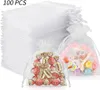 Weiß Organzasäckchen 7x9cm, Organzabeutel, Geschenkbeutel Produktbild-Vorschau 1