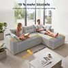 GLP Modulares Ecksofa 256 cm aus Cord, 4-Sitzer mit Produktbild-Vorschau 8