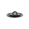 Emaille-Topfdeckel 14 cm, schwarz, Stahl, , Produktbild-Vorschau 1