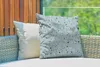 MuchoWow® Outdoor Kissen - Marmor - Punkte - Blau - 50x50 Produktbild-Vorschau 3