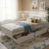 Merax Lit de jeune 90x200cm Lit en bois massif avec sommier Voir les images du produit 3