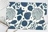 MuchoWow® Schreibtischunterlage Muscheln - Strand - Blau - Produktbild-Vorschau 5