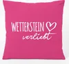 Huuraa Kissen Wetterstein verliebt 40x40cm mit Füllung Produktbild-Vorschau 1