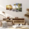 Bild auf Leinwand - Leinwandbild - 5 Teile - Strand Palmen Produktbild-Vorschau 7