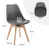 WOLTU Esszimmerstühle drehbar, Design Stuhl, modern, aus Produktbild-Vorschau 3