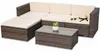 Mucola Gartenmöbel 5tlg. Gartenlounge Sitzgruppe Gartenset Produktbild-Vorschau 2