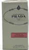 A box of Prada Infusion de Rhubarbe Eau de Parfum. Voir les images du produit
