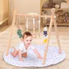 Holz Baby Spielbogen – Baby-Gym aus Kiefernholz mit 5 Produktbild-Vorschau 3