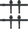 Set di ferramenta per porte scorrevoli 2x183 cm acciaio Anteprima dell’immagine prodotto 1