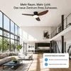 Stropný ventilátor s osvetlením, tichý, Ø 100 cm, DC motor, Náhľad obrázku produktu 14