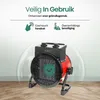 Emerio Ventilatorkachel – 30 m² – 3000 W – IP20 – 2 Standen Productafbeelding-voorbeeld 4
