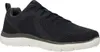 A side view of a navy blue Skechers shoe with a white sole. Produktbild-Vorschau