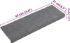 vidaXL Rohože na schody 15 Stk. Nadelvlies 65x21x4 cm Náhľad obrázku produktu 7