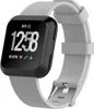 Strap-it Fitbit Versa / Versa 2 Armband Silikon (Grau) - Produktbild-Vorschau 1