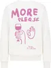 Sublevel Sweatshirt mit modernen Prints Dropped Shoulder  Produktbild-Vorschau 4