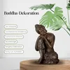 Buddha Statue sitzend bronze Zen Arome 18cm Deko Figur Produktbild-Vorschau 4