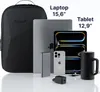 Qualo, Rucksack wasserdicht mit USB-A/USB-C, Produktbild-Vorschau 8