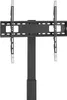 A black TV floor stand with adjustable height is shown against a white background. Náhľad obrázku produktu