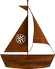 Edelrost Schiff zum bepflanzen Gartendeko 46cm x 40cm Produktbild-Vorschau 2