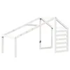 Dach für Kinderbett Weiß 188x82x113 cm Massivholz Kiefer Produktbild-Vorschau 1