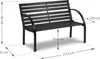 Gartenbank mit Rückenlehne 117,5 x 83 x 57 cm Sofotel Luca Produktbild-Vorschau 7