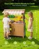 VEVOR Spielküche, Kinderküche, Spielzeugküche mit Löffeln, Produktbild-Vorschau 2