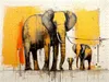 CALVENDO Puzzle Elefantenfamilie | 1000 Teile Lege-Größe Produktbild-Vorschau 4