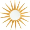 BELIANI Miroir mural doré ø 60 cm doré optique solaire Voir les images du produit 1