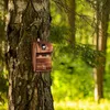 Relaxdays Nistkasten für Kohlmeise & Gartenrotschwanz, mit Produktbild-Vorschau 2