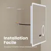 EMKE Miroir de salle de bain avec grossissement 3X Voir les images du produit 10