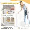 Barrière de sécurité pour chiens PawHut, barrière de Voir les images du produit 4