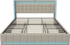 UnboxG Letto matrimoniale 180×200 cm Beige, letto imbottito Anteprima dell’immagine prodotto 15