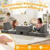 COSTWAY 12-częściowa sofa dla dzieci, sofa do zabawy z Podgląd zdjęcia produktu 7