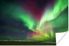 MuchoWow® Poster Nordlicht - Island - Rot - Grün 120x80 cm Produktbild-Vorschau 2
