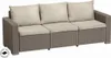 Gartenmöbel Keter California dreisitziges Sofa Cappuccino Produktbild-Vorschau 1