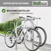 2x Fahrradanlehnbügel 115 x 78 cm Stahl feuerverzinkt Ø 49 Produktbild-Vorschau 5