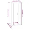 VidaXL 816682, Biały, Drewno, Drewno, 60 kg, 400 mm, 345 mm Podgląd zdjęcia produktu 8