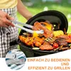 2 Stück Grillzange zum Wenden von Würstchen, Küchenzange Produktbild-Vorschau 6