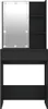 Tavolino con LED nero 60x40x140 cm Anteprima dell’immagine prodotto 4