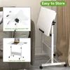 Table d'ordinateur portable Table de bureau à roulettes Voir les images du produit 4