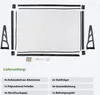 Vordach 120 x 80 cm schwarz Haustürdach Haustür Pultvordach Produktbild-Vorschau 6